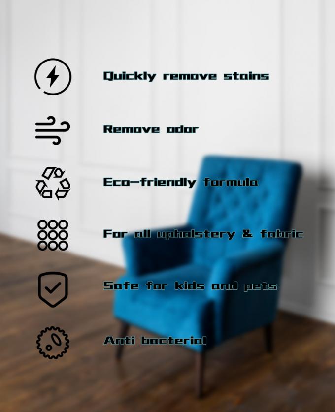 ผ้า ชุดดูแลเฟอร์นิเจอร์ ที่นั่งรถผ้าสีขาว โซฟา เครื่องทําความสะอาดสบู่ สเปรย์เหลว เครื่องทําความสะอาดและยาล้างกลิ่น 1