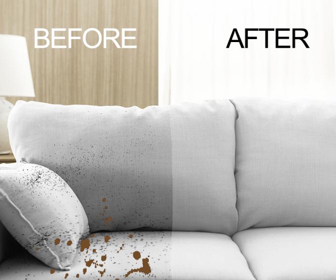 ผ้า ชุดดูแลเฟอร์นิเจอร์ ที่นั่งรถผ้าสีขาว โซฟา เครื่องทําความสะอาดสบู่ สเปรย์เหลว เครื่องทําความสะอาดและยาล้างกลิ่น 4